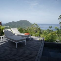 Guadeloupe Deshaies villa 8 personnes,mer et piscine