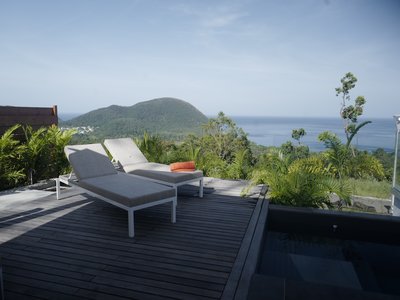 Guadeloupe Deshaies villa 8 personnes,mer et piscine